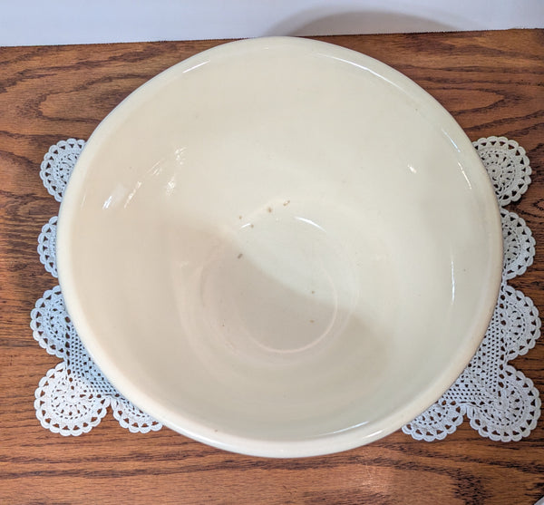 McCoy 10 inch Bowl - Cream with Blue and Pink Stripes