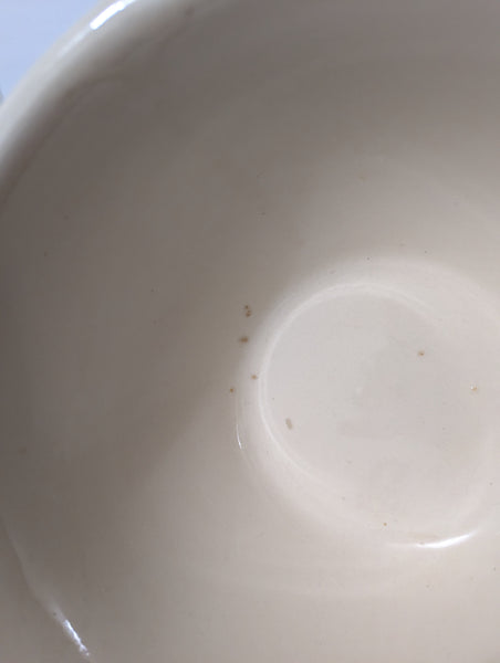 McCoy 10 inch Bowl - Cream with Blue and Pink Stripes