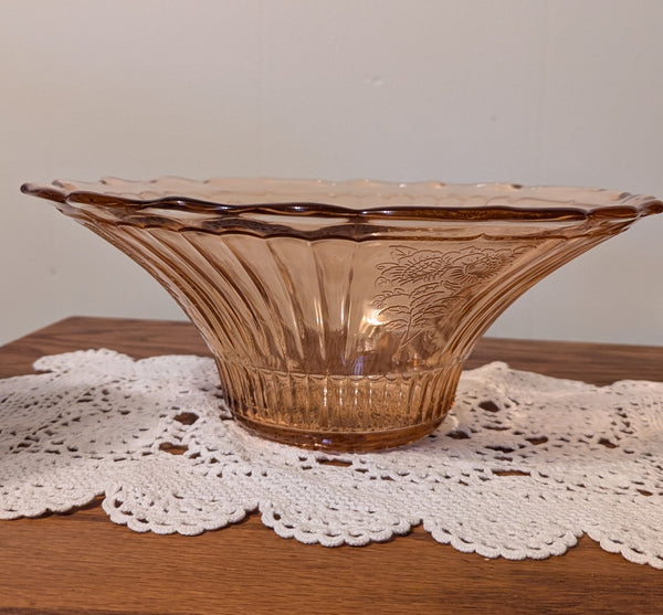 Pink Mayfair Open Rose Fruit Bowl