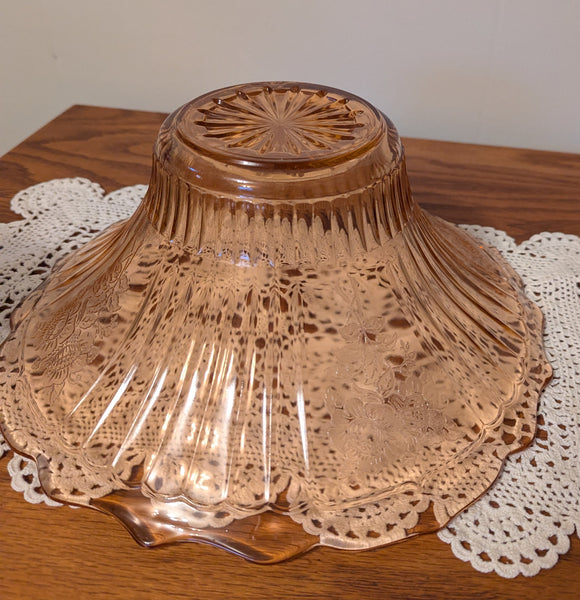 Pink Mayfair Open Rose Fruit Bowl