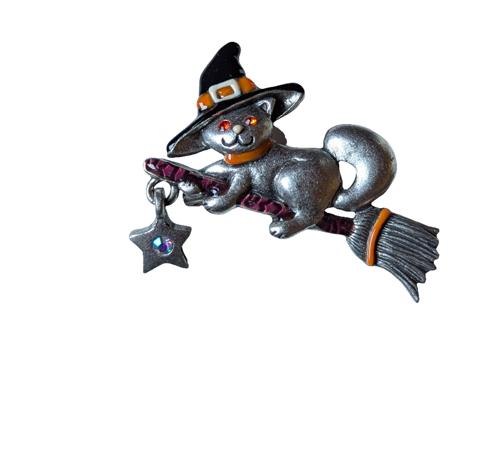 Cat Halloween Pin