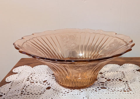 Pink Mayfair Open Rose Fruit Bowl