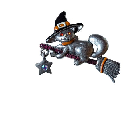 Cat Halloween Pin