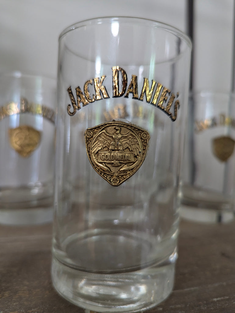 Jack Daniel Gold Medal Highball Glasses - set of 6