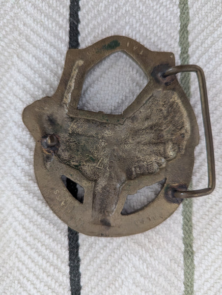 Brass Horse Head Belt Buckle