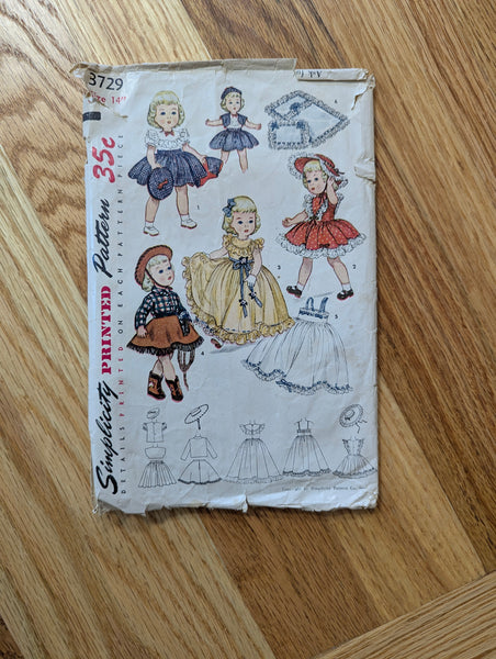 Vintage Doll Clothes Patterns