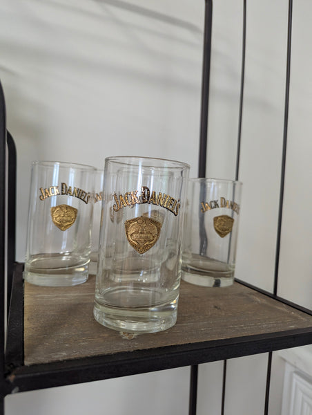 Jack Daniel Gold Medal Highball Glasses - set of 6