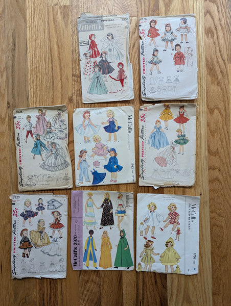 Vintage Doll Clothes Patterns