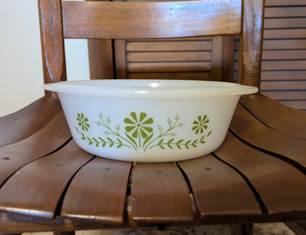 Green Glassbake Dish and Baking Dish