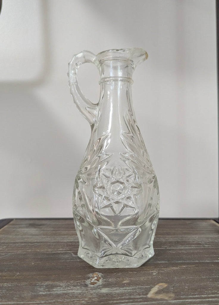 Anchor Hocking Star of David Cruet