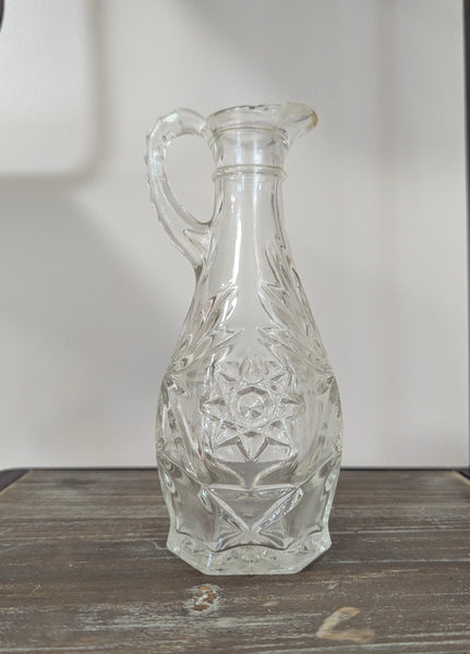 Anchor Hocking Star of David Cruet