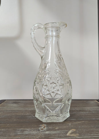 Anchor Hocking Star of David Cruet