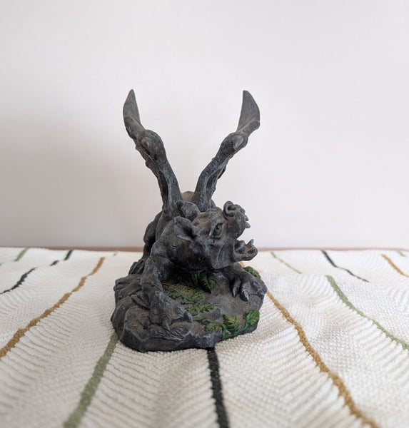 Summit Collection Gargoyle with Wings Crawling on Rock