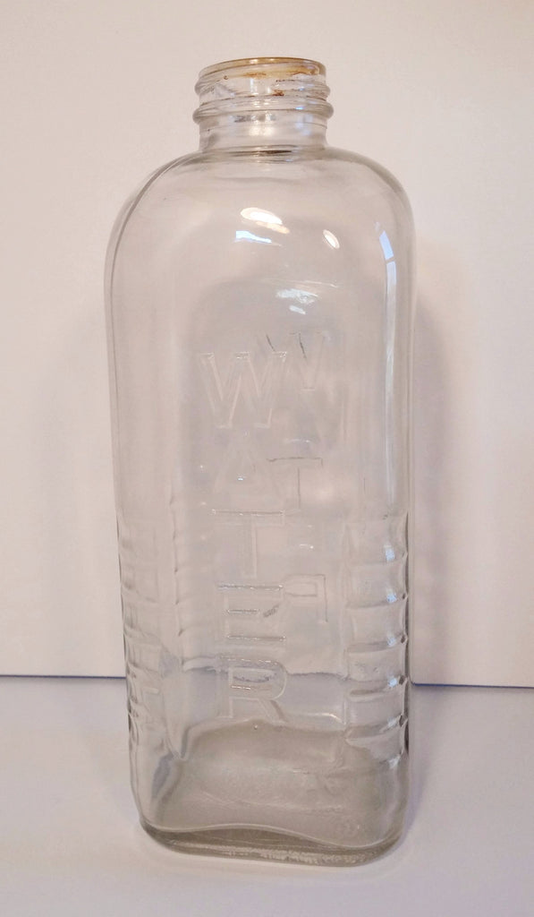 Vintage Glass Water Bottle – Small Town Antiques