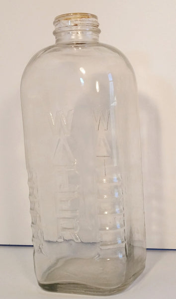 Vintage Glass Water Bottle