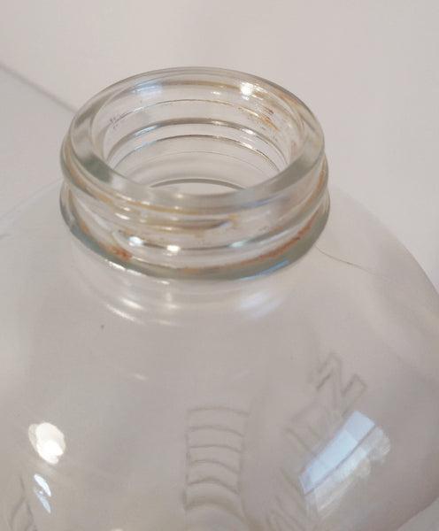 Vintage Glass Water Bottle