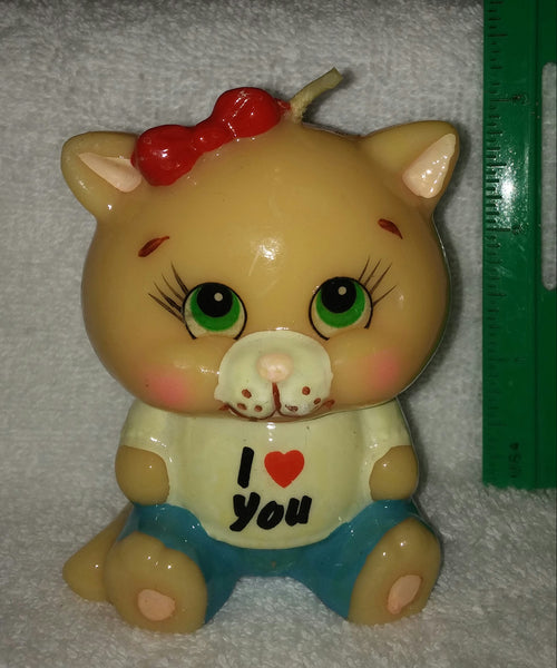 Russ Berrie Cat Candle