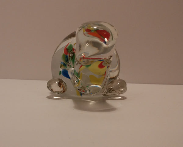 Vintage Glass Tortoise Paperweight