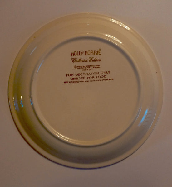 Holly Hobbie Collector Plate - "A Little Spice..."