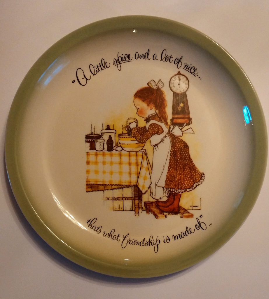 Holly Hobbie Collector Plate - "A Little Spice..."