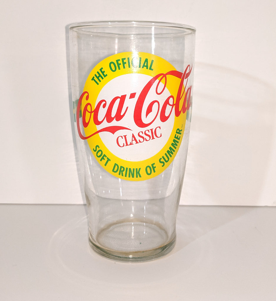 Coca Cola - The Official Drink of Summer - Vintage Glass