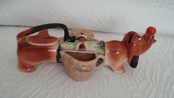 Dachshund Teapot- Japan