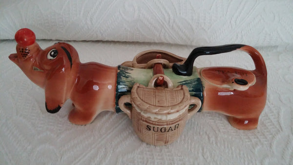Dachshund Teapot- Japan