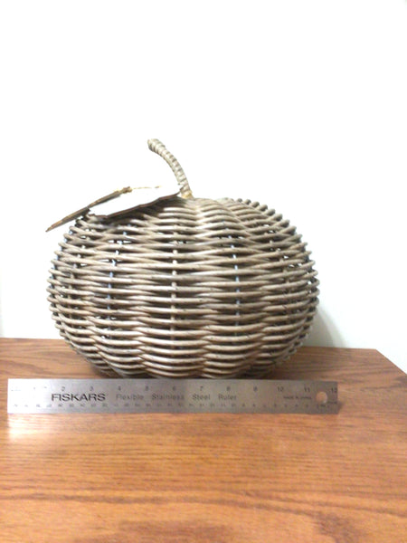 Wicker Pumpkin - Brownish Grey