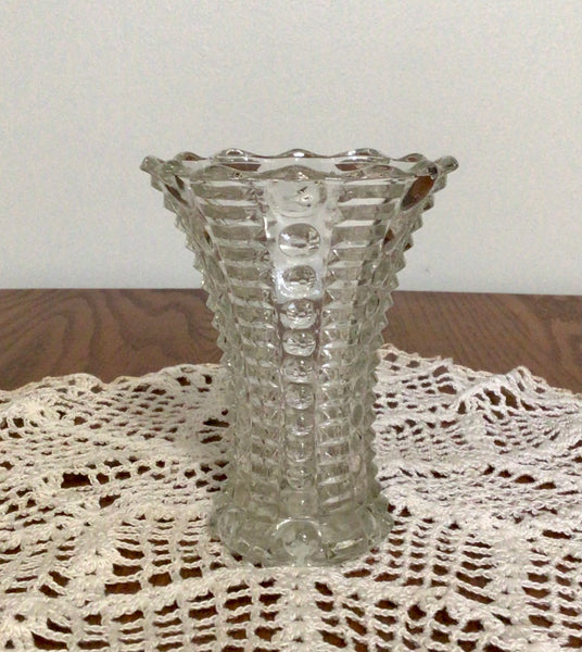 Indiana Glass Vase - Mayflower Dots and Rays