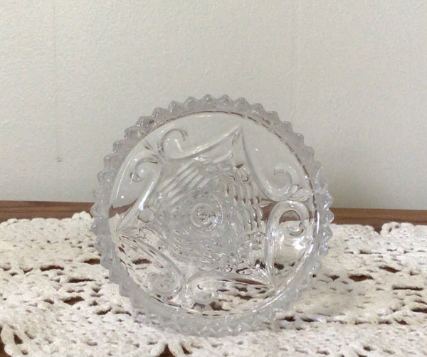 Glass Candlestick 6 inches