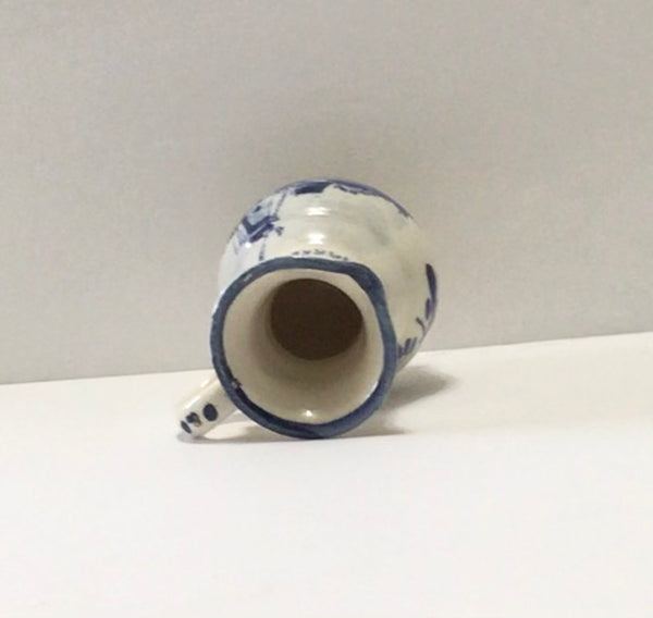 Delft Blue Pottery Cream Pitcher
