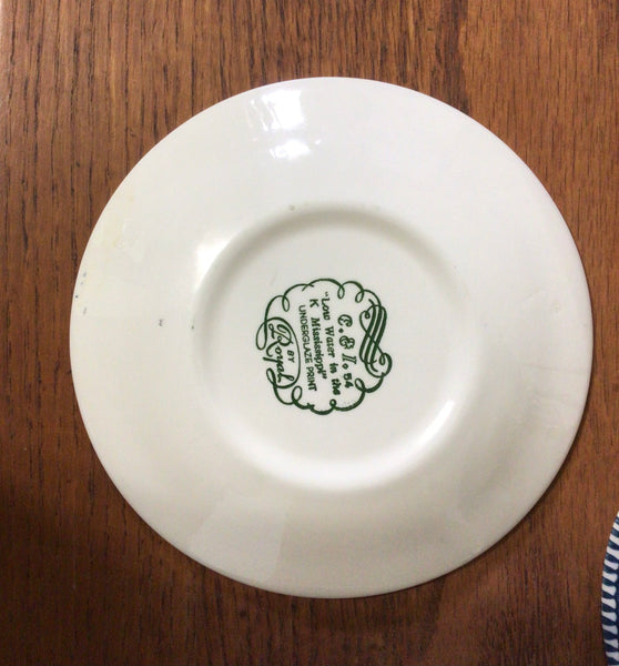 Currier and Ives-Low Water in the Mississippi-5 Saucers