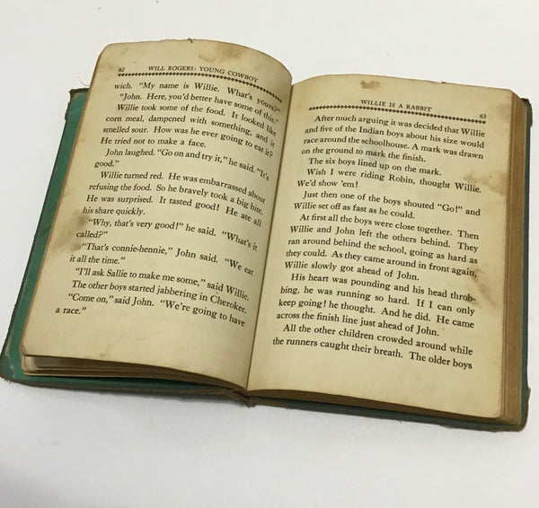 Will Rogers Young Cowboy - Vintage Book